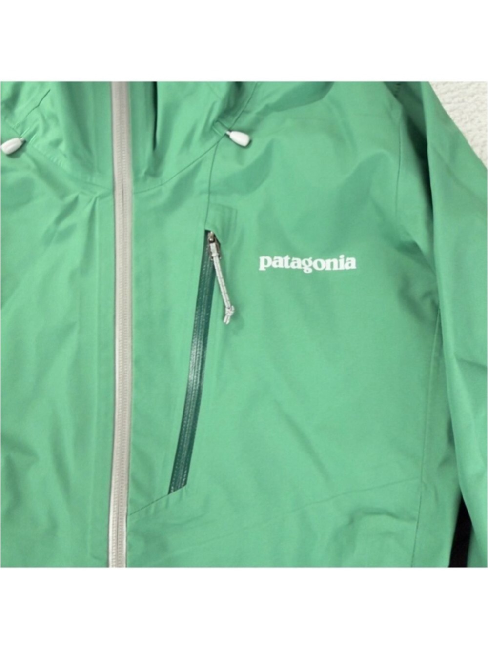 Patagonia NWT Women's Sz Small Calcite Gore-tex Green Jacket 84996 Style Number - Picture 12 of 16